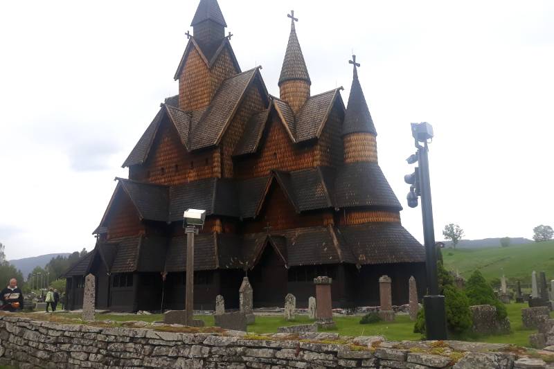 iglesia de madera de heddal